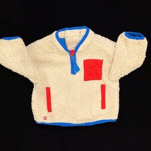 Lego x Target Sherpa Zip Pullover, Size 3-6m